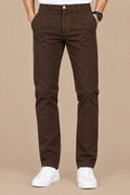 CHOCOLATE-BROWN JEANS
