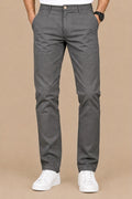 Dark Grey Chino Jeans
