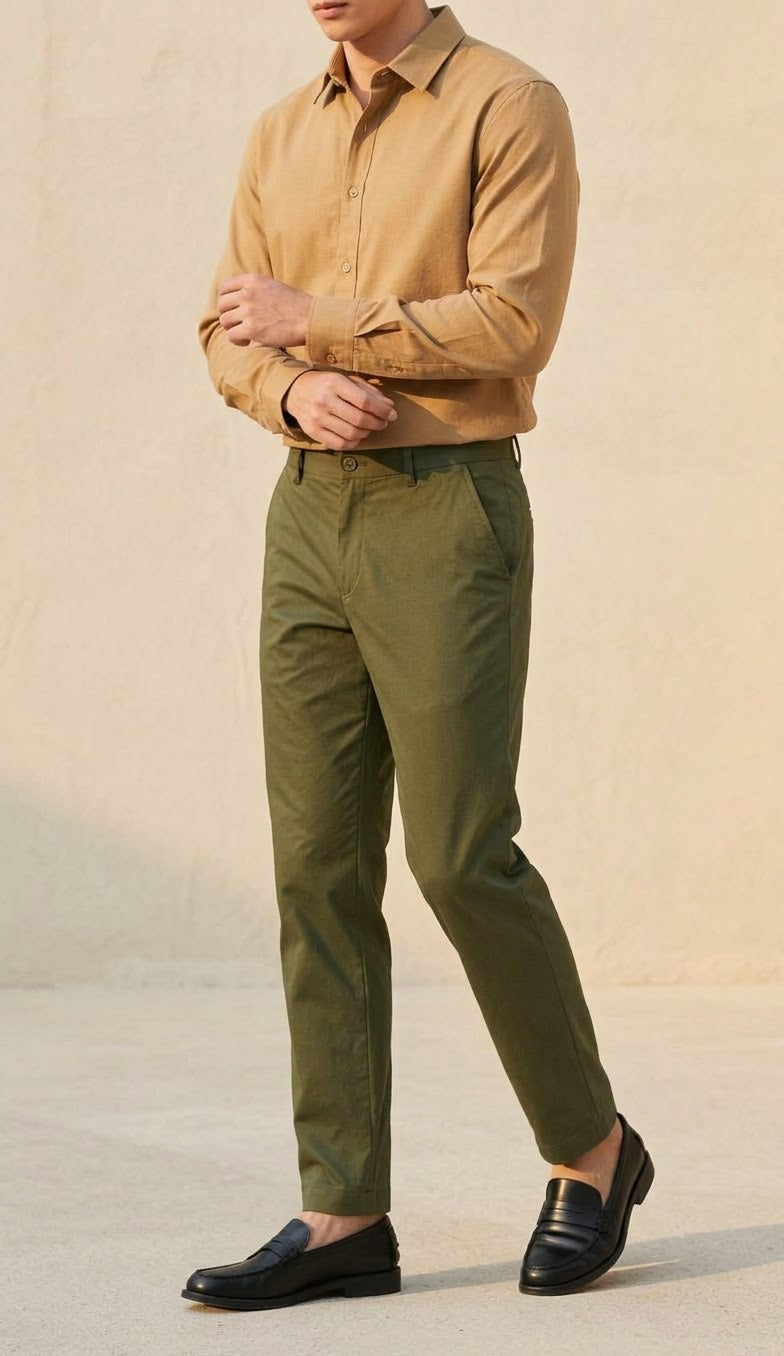 Straight-leg regular fit men's jeans, detail view